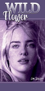 Billie Eilish Wild Flower bath towel, beach towel 70x140cm