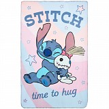 Disney Lilo and Stitch Time to Hug fleece blanket 100x150cm