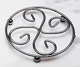 Σουπλά Κατσαρόλας Μεταλλικό Chrome