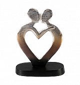 Μεταλλικές Διακοσμητικές Διπλές Καρδιές