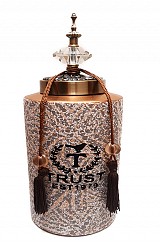 Βάζο Τζαρ Κεραμικό Με Καπάκι/Φούντα  WB15-19400