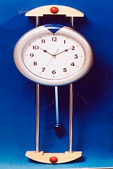 Ρολόι Τοίχου Ξύλινο Με Εκκρεμές