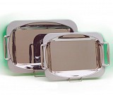 Σετ 2 Δίσκων Χρωμίου