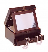 Μπιζουτιέρα Ξύλινη Με Συρτάρι Και Καθρέπτη WB4628A1