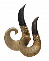 Κεραμικό Διακοσμητικό Βάζο Φλόγα Καφέ/Χρυσό 18x8x30εκ