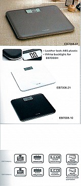 Ηλεκτρονική Ζυγαριά Μπάνιου επενδεδυμένη δερματίνη 180 Kg