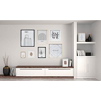 ΚΟΡΝΙΖΑ ΞΥΛΙΝΗ 28x35εκ.ΓΚΡΙ ANKOR