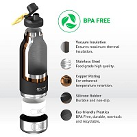 Asobu Buddy Bottle 3 σε 1 Μπουκάλι Θερμός Με Μπωλ Φαγητού και Νερού για κατοικίδιο Ανοξείδωτο  1000ml