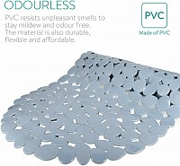 Navaris Αντιολισθητικό Μπανιέρας με Βεντούζες Γκρι 39x99εκ. 48965.22