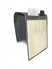 Navaris Armrest Organiser Ονυχοδρόμιο Χαλάκι - Κάλυμμα Καναπέ σε Γκρι Χρώμα 130x45 εκ. 48412.19.02