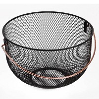 ΦΡΟΥΤΙΕΡΑ ΜΕΤΑΛΛΙΚΗ ΜΑΥΡΗ ΜΕ ΡΟΖ ΧΡΥΣΗ ΛΑΒΗ 30x19εκ.ANKOR