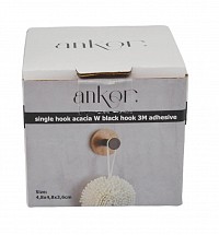 ΚΡΕΜΑΣΤΡΑ ΜΟΝΗ ΜΕ ΑΥΤΟΚΟΛΛΗΤΟ 3M ΞΥΛΟ ΑΚΑΚΙΑΣ 4,8x4,8x3,6εκ.ANKOR