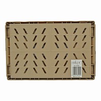 ΚΑΛΑΘΙ ΠΛΑΣΤΙΚΟ ΑΝΑΔΙΠΛΟΥΜΕΝΟ 12lt ΜΠΕΖ ΚΑΦΕ 34x24,8x14,7εκ. ANKOR