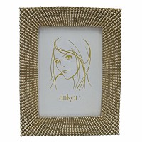 ΚΟΡΝΙΖΑ ΠΟΛΥΕΣΤΕΡΙΚΗ 15x20εκ. ΧΡΥΣΗ ΜΕ ΠΕΡΛΕΣ ANKOR