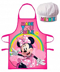 Disney Minnie  Smile childrens apron 2-piece set