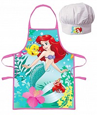 Disney Princess Curious  Ariel Childrens Apron 2-piece Set