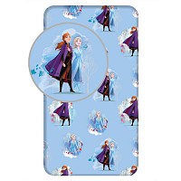 Disney Frozen Blue Leaves fitted sheet 90*200 cm
