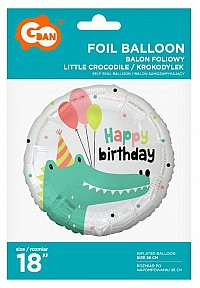 Happy Birthday Crocodile Crocodile Happy Birthday foil balloon 36 cm