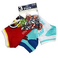 Avengers childrens invisible socks 23-34