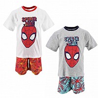 Spiderman childrens short pyjamas 3-8 years