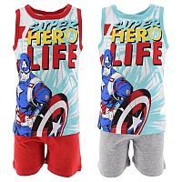 Avengers childrens short pajamas 4-10 years