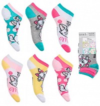 Disney Marie childrens no-show socks with cat pattern 23-34