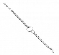 Victoria Silver Colored Hoop Bracelet