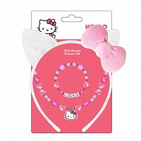 Hello Kitty Ears jewelry and headband set