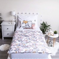 Disney Dumbo Dots childrens bedding set 100×135cm, 40×60 cm