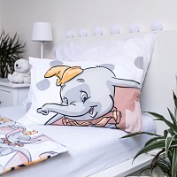 Disney Dumbo Dots childrens bedding set 100×135cm, 40×60 cm