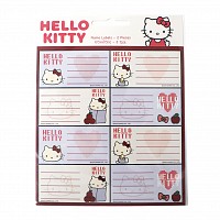 Hello Kitty Apple notebook label 16 pcs