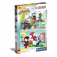Spiderman Spidey 2x20 piece puzzle Clementoni