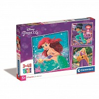 Disney Princess Ariel 3x48 pieces puzzle Clementoni  CMC25304