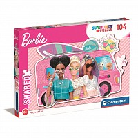 Barbie Car 104 db-os forma puzzle Clementoni CMC27162