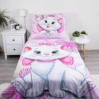 Disney Marie Rose bedding set 140×200cm, 70×90 cm