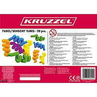 Sensory tubes/pipes - 20pcs Kruzzel 19741