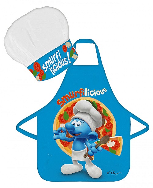 Smurfs Smurfilicious kids apron 2-piece set