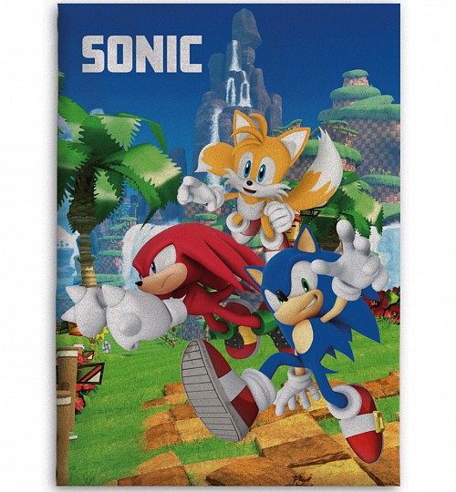 Sonic the Hedgehog Speedy Dreams Sonic the Hedgehog fleece blanket 100x140cm