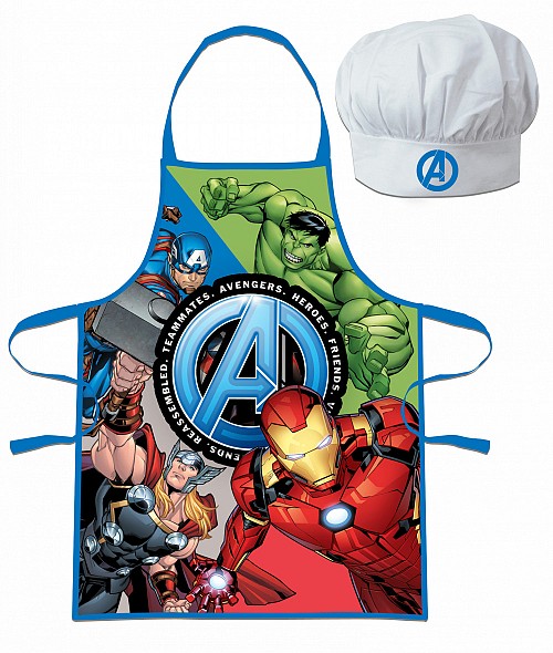 Avengers Teammates kids' apron 2-piece set