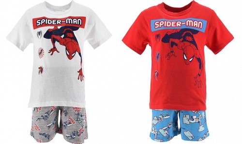 Spiderman children's short pajamas 3-8 years