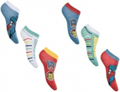 Avengers children's invisible socks 23-34