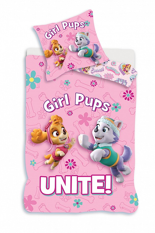 Paw Patrol Unite kids' bed linen set 100×140cm, 40×45 cm
