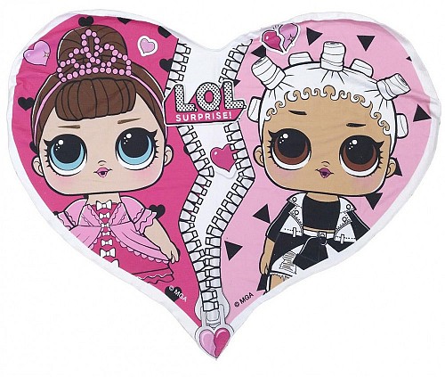 LOL Surprise shape bath towel, beach towel 115*90 cm (Fast Dry)