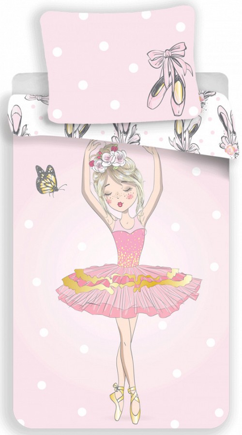 Ballet Ballerina Bedding Set 140×200cm, 70×90 cm