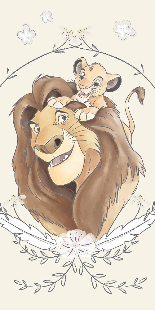 Disney The Lion King Simba Bath Towel, Beach Towel 70x140cm