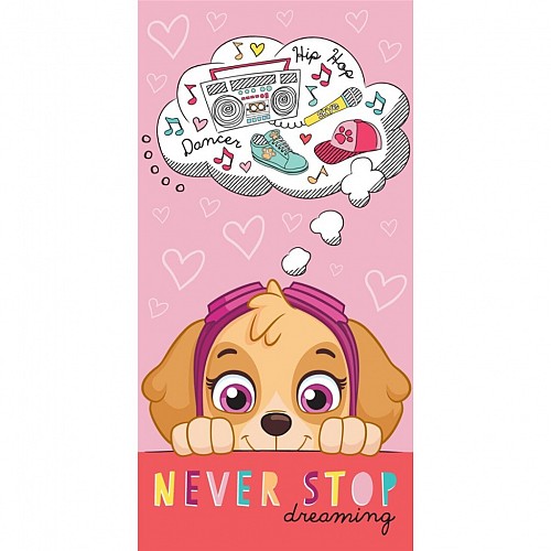 Paw Patrol bath towel, beach towel 70x140cm (Fast Dry)