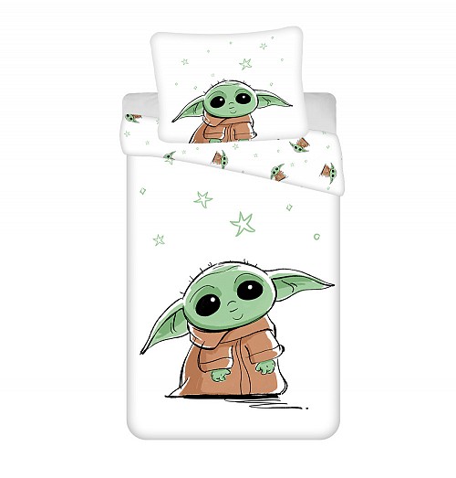 Star Wars Baby Yoda bedding set 140x200 cm, 70x90 cm
