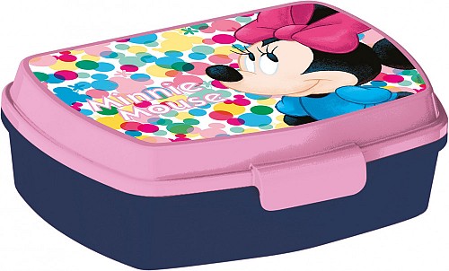 Disney Minnie Feel Good funny Plastic Sandwich Box