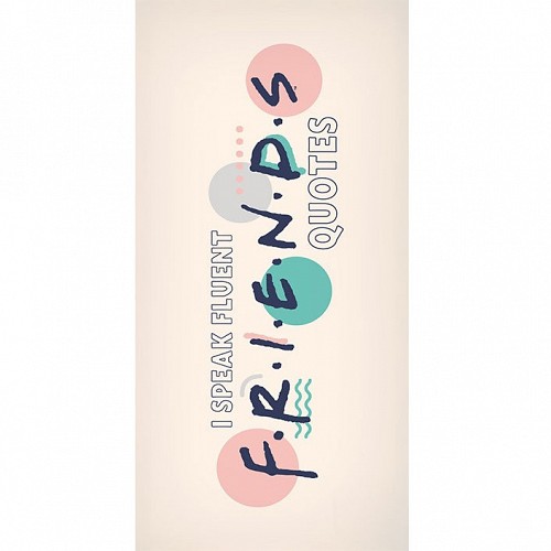 Friends Quotes bath towel, beach towel 70x140cm