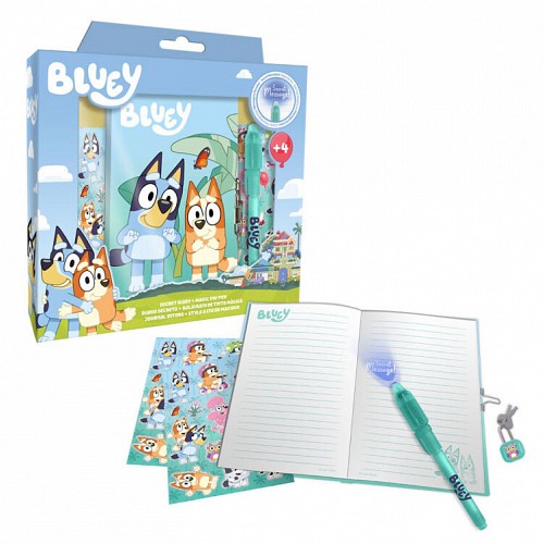 Bluey Life journal + magic pen set